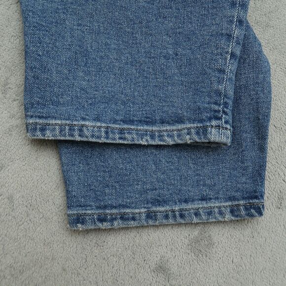 Tommy Jeans Women's 16 Blue High-Rise Denim Pants 27" Inseam Distressed - Picture 14 of 16